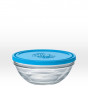 Plat rond en verre avec couvercle - 17 cm - 97 cl