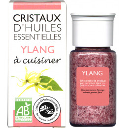 Cristaux d'huiles essentielles à cuisiner - ylang - 10 g