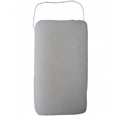 Grande éponge Konjac XL pour le corps Blanche