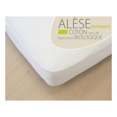 Alèse en Coton BIO Pour Lit Bébé 70x140 cm - Kadolis Alèse en Coton BIO Pour Lit Bébé 70x140 cm - Kadolis