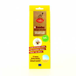 10 bandes attrape-mouches - La Droguerie Ecologique