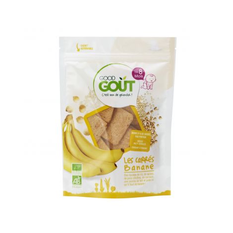 Les carrés Banane 50 g Les carrés Banane 50 g