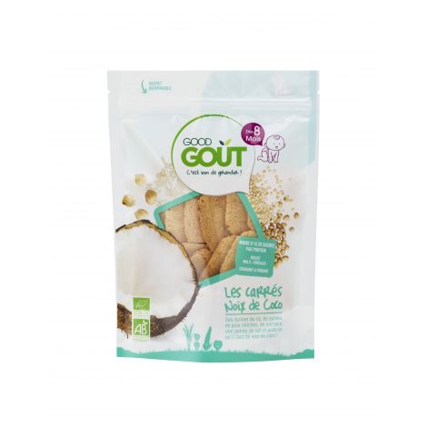 Les carrés Noix de Coco 50 g Les carrés Noix de Coco 50 g