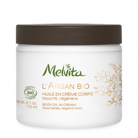 Huile en crème pour le corps à l'argan BIO 175 ml - Melvita Huile en crème pour le corps à l'argan BIO 175 ml - Melvita