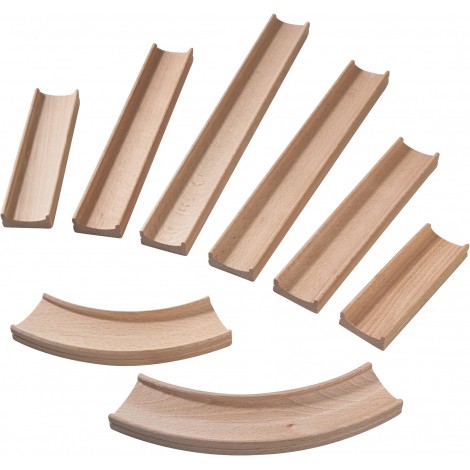 Extensions pour premier toboggan à billes - Kullerbü - à partir de 2 ans Extensions pour premier toboggan à billes - Kullerbü - à partir de 2 ans