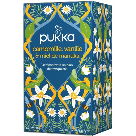 Infusion Camomille vanille miel de manuka 20 infusettes BIO