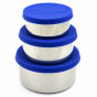 Set de 3 bols ronds en inox