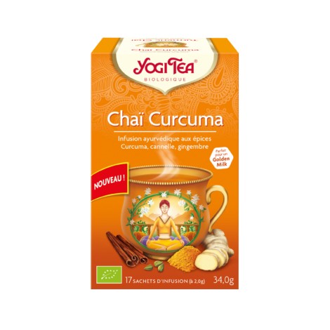 Infusion Chaï Curcuma 17 sachets Infusion Chaï Curcuma 17 sachets