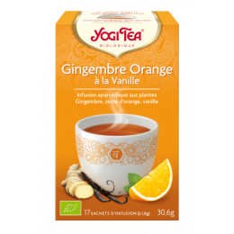 Infusion Gingembre Orange 17 sachets - Yogi Tea 