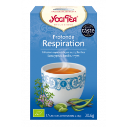 Infusion Profonde respiration 17 sachets - Yogi Tea 