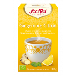 Infusion Gingembre Citron 17 sachets - Yogi Tea 