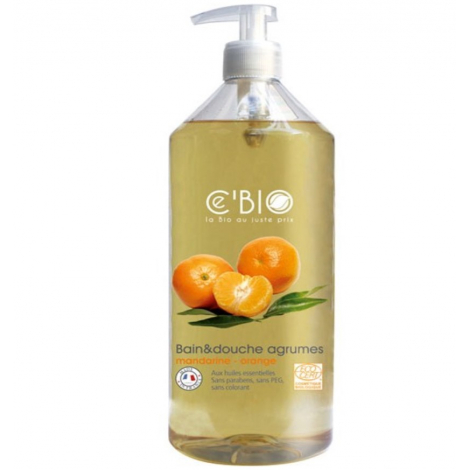 Bain et douche Bio Mandarine Orange 500 ml