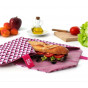 Pochette sandwich lavable et réutilisable Boc'n'Roll - Tiles Pink