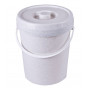 Seau à couche 12 litres Blanc cassé moucheté 