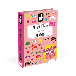 Magnéti'book Crazy Faces - boîte rose - à partir de 3 ans