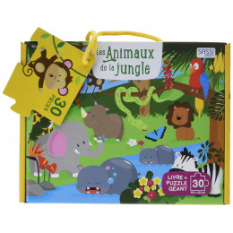 Puzzle géant Les animaux de la jungle 30 pièces - à partir de 3 ans