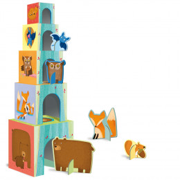 Cubes des animaux Les bébés animaux de la forêt - à partir de 2 ans