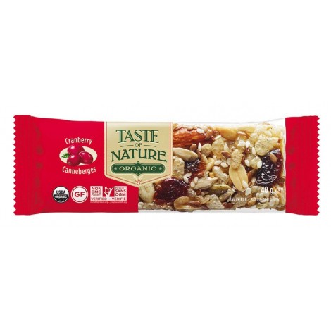 Barre aux noix et fruits secs - Cranberry - 1 x 40 g