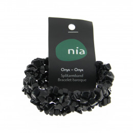 Bracelet baroque large Onyx