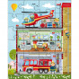 3 puzzles de 24 pièces - ma petite caserne de pompiers - à partir de 4 ans