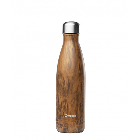 Bouteille nomade isotherme - 500 ml - Bois brun 