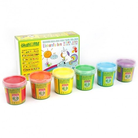Peinture à doigts - 6 couleurs licornes - à partir de 3 ans Peinture à doigts - 6 couleurs licornes - à partir de 3 ans