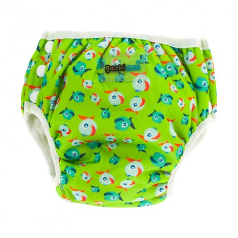 2 en 1 culotte d'apprentissage et maillot de bain - lot de 2 - Vert poissons 2 en 1 culotte d'apprentissage et maillot de bain - lot de 2 - Vert poissons