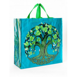 Grand cabas shopper en matériaux recyclés - Tree of life