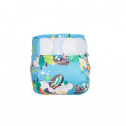 Couche lavable TE1 TeenyFit V4 - nouveau-né - motif Row your boat