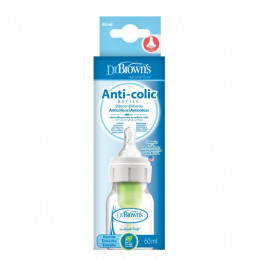 Biberon Options+ anti-coliques - col étroit - 60 ml