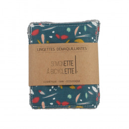 Lingettes démaquillantes - Bleu canard