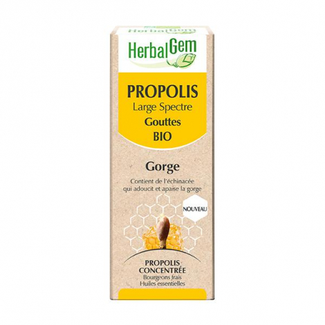 Propolis Bio à large spectre - Gorge - Gouttes 50 ml