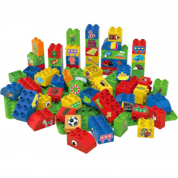 Blocs de construction thème jouets - 40 blocs - à partir de 18 mois