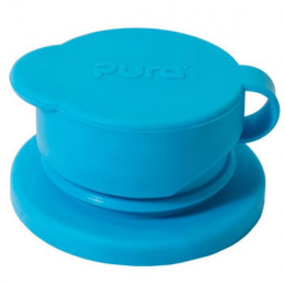 Bouchon sport en silicone pour bouteille en inox Pura - Turquoise