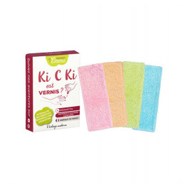 4 dissolvettes lavables Ki C KI est vernis