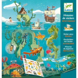 Histoires de stickers - Les aventures en mer