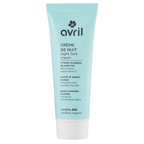 Crème de nuit BIO - peaux normales et mixtes - 50 ml Crème de nuit BIO - peaux normales et mixtes - 50 ml