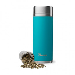 Théière nomade isotherme en inox 300 ml - Turquoise