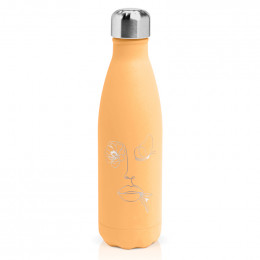 Bouteille metal 500 ml - Visage face