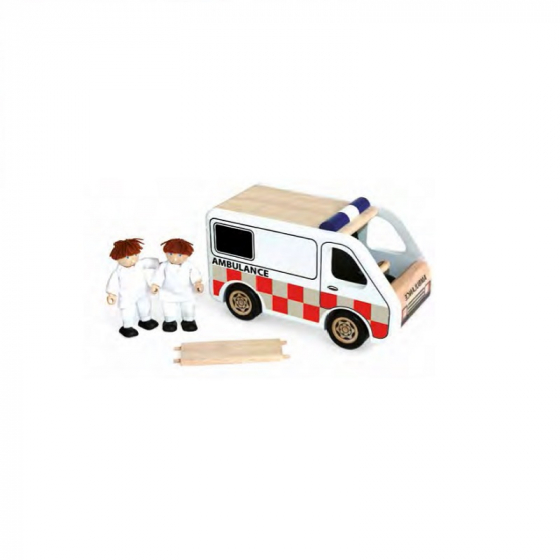 Ambulance en bois - à partir de 3 ans 