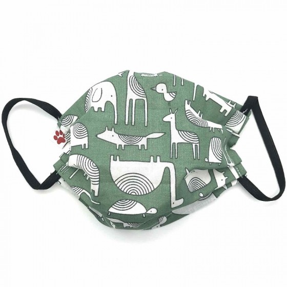 Masque buccal pour enfant - Dakar Vert Masque buccal pour enfant - Dakar Vert