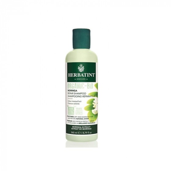 Shampooing réparateur Bio - Moringa - 260 ml Shampooing réparateur Bio - Moringa - 260 ml