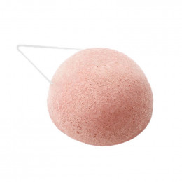 Eponge Konjac ronde - Argile rose