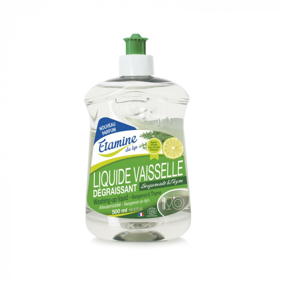 Liquide vaisselle - Bergamote et thym - 500 ml 