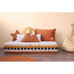 Coussin montagne Snowy - Sunset