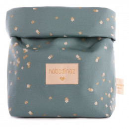 Sac à déjeuner Too cool - Gold confetti & Magic green