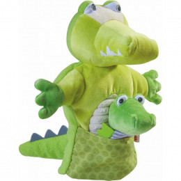 Marionnette Crocodile et son bébé