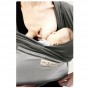 Echarpe porte bébé - Gris éléphant et gris clair 