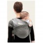 Echarpe porte bébé - Gris éléphant et gris clair  Echarpe porte bébé - Gris éléphant et gris clair