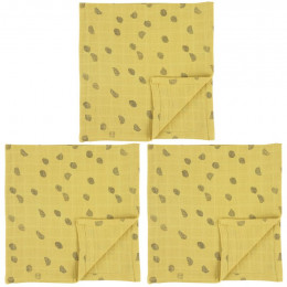 Langes en mousseline - 55x55cm - 3pcs - Sunny Spots
